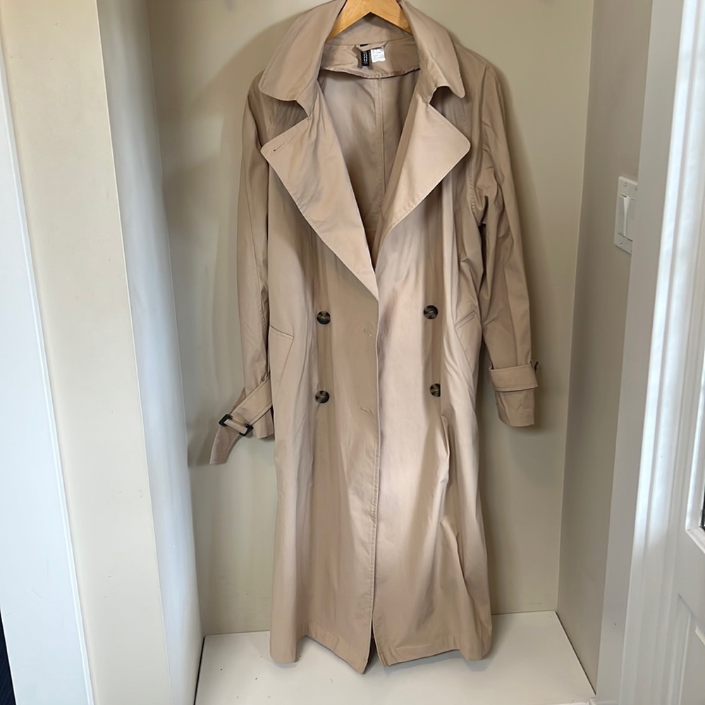 H&M oversized trench coat